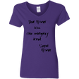 T-Shirts Purple / S Emergency Donut Women's V-Neck T-Shirt