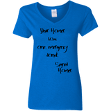 T-Shirts Royal / S Emergency Donut Women's V-Neck T-Shirt