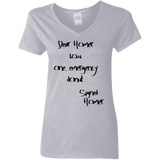 T-Shirts Sport Grey / S Emergency Donut Women's V-Neck T-Shirt