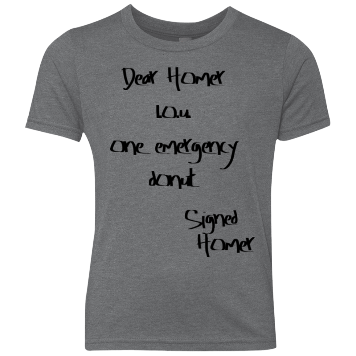 T-Shirts Premium Heather / YXS Emergency Donut Youth Triblend T-Shirt