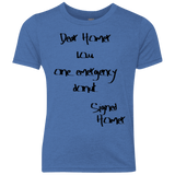 T-Shirts Vintage Royal / YXS Emergency Donut Youth Triblend T-Shirt