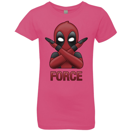 T-Shirts Hot Pink / YXS Emoji DP Girls Premium T-Shirt