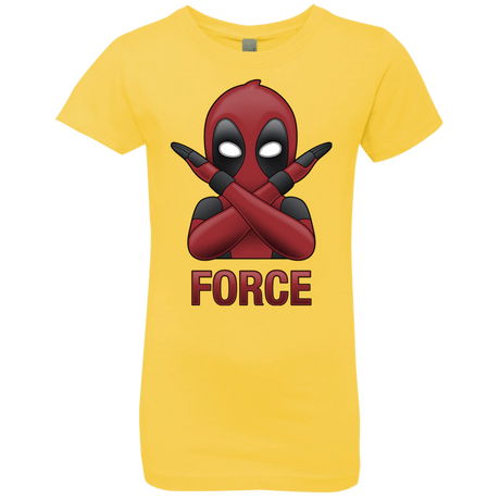 T-Shirts Vibrant Yellow / YXS Emoji DP Girls Premium T-Shirt