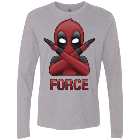 T-Shirts Heather Grey / S Emoji DP Men's Premium Long Sleeve