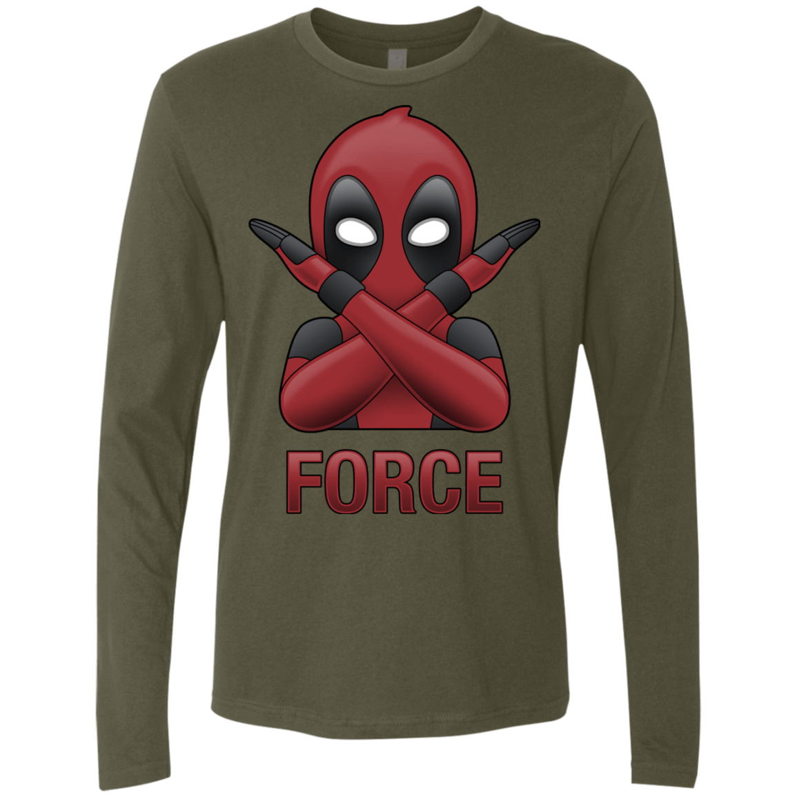 T-Shirts Military Green / S Emoji DP Men's Premium Long Sleeve