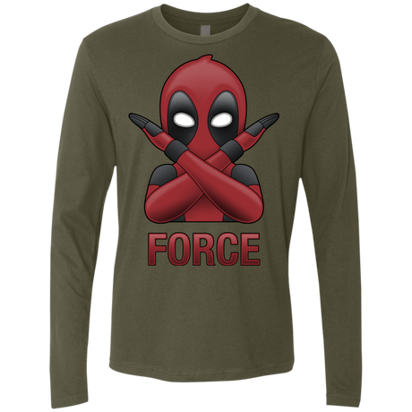 T-Shirts Military Green / S Emoji DP Men's Premium Long Sleeve