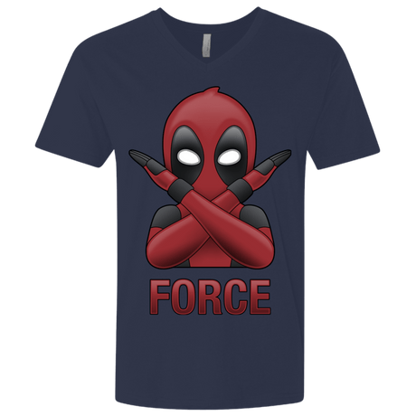 T-Shirts Midnight Navy / X-Small Emoji DP Men's Premium V-Neck