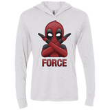 T-Shirts Heather White / X-Small Emoji DP Triblend Long Sleeve Hoodie Tee