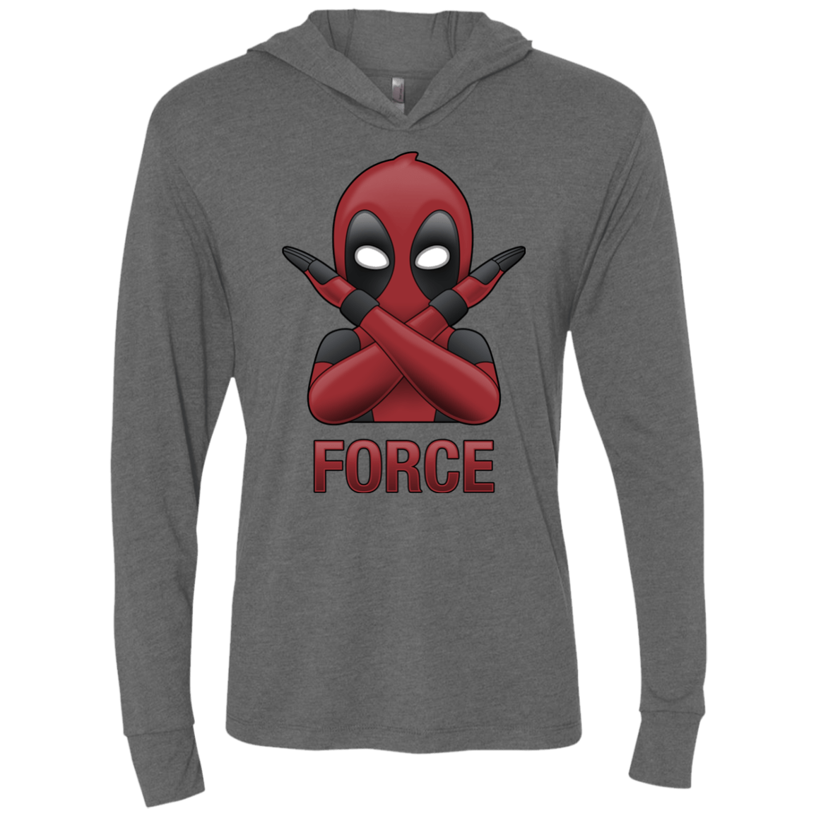 T-Shirts Premium Heather / X-Small Emoji DP Triblend Long Sleeve Hoodie Tee