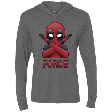 T-Shirts Premium Heather / X-Small Emoji DP Triblend Long Sleeve Hoodie Tee