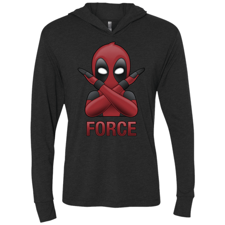 T-Shirts Vintage Black / X-Small Emoji DP Triblend Long Sleeve Hoodie Tee