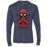 T-Shirts Vintage Navy / X-Small Emoji DP Triblend Long Sleeve Hoodie Tee