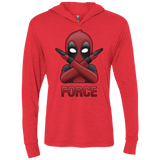 T-Shirts Vintage Red / X-Small Emoji DP Triblend Long Sleeve Hoodie Tee