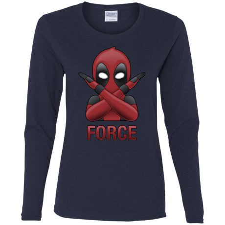 T-Shirts Navy / S Emoji DP Women's Long Sleeve T-Shirt