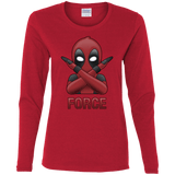 T-Shirts Red / S Emoji DP Women's Long Sleeve T-Shirt