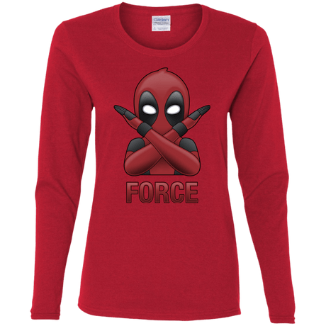 T-Shirts Red / S Emoji DP Women's Long Sleeve T-Shirt