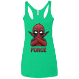 T-Shirts Envy / X-Small Emoji DP Women's Triblend Racerback Tank