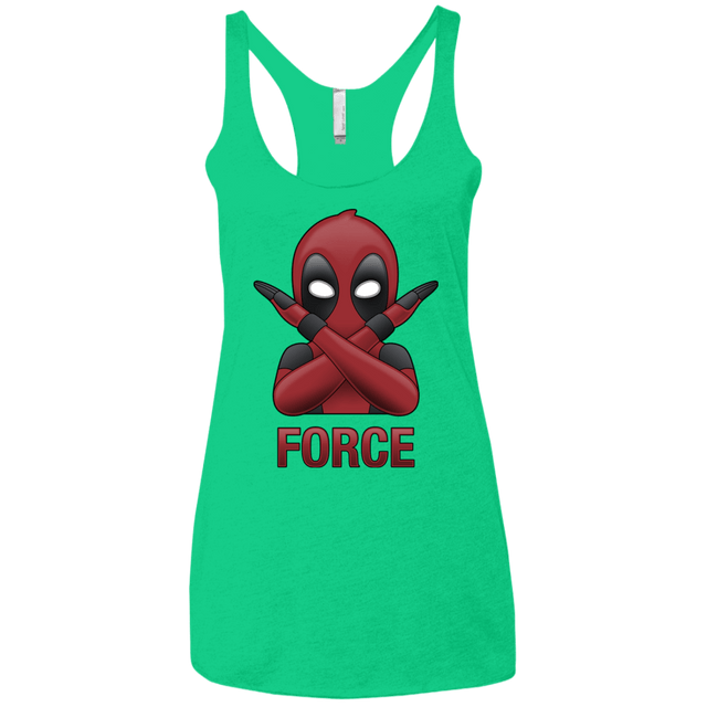 T-Shirts Envy / X-Small Emoji DP Women's Triblend Racerback Tank