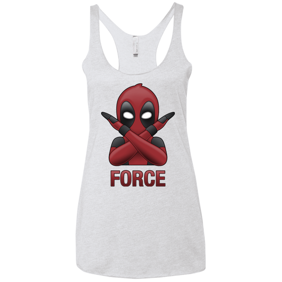 T-Shirts Heather White / X-Small Emoji DP Women's Triblend Racerback Tank