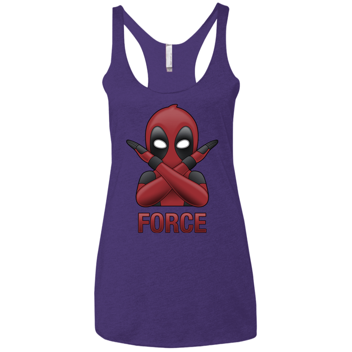 T-Shirts Purple Rush / X-Small Emoji DP Women's Triblend Racerback Tank