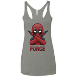 T-Shirts Venetian Grey / X-Small Emoji DP Women's Triblend Racerback Tank