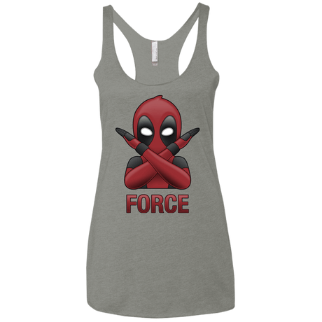 T-Shirts Venetian Grey / X-Small Emoji DP Women's Triblend Racerback Tank