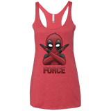 T-Shirts Vintage Red / X-Small Emoji DP Women's Triblend Racerback Tank