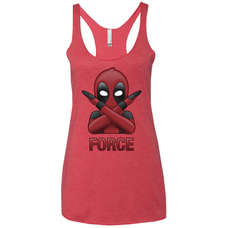 T-Shirts Vintage Red / X-Small Emoji DP Women's Triblend Racerback Tank