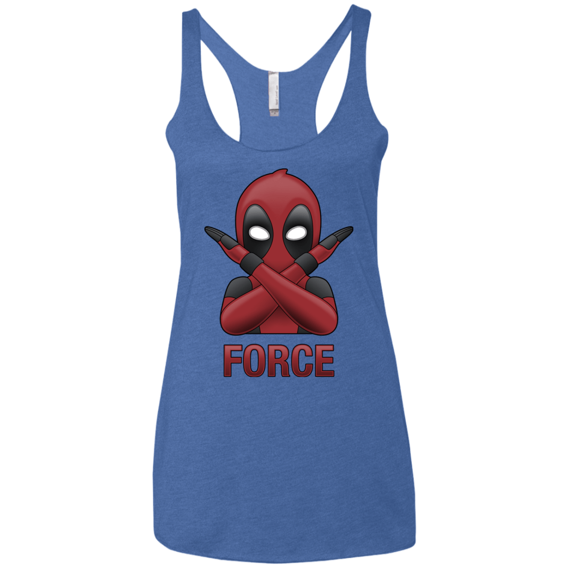 T-Shirts Vintage Royal / X-Small Emoji DP Women's Triblend Racerback Tank