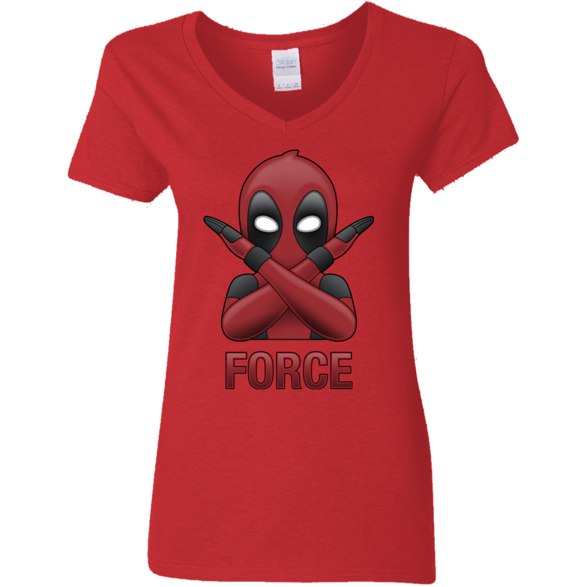 T-Shirts Red / S Emoji DP Women's V-Neck T-Shirt