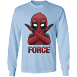 T-Shirts Light Blue / YS Emoji DP Youth Long Sleeve T-Shirt