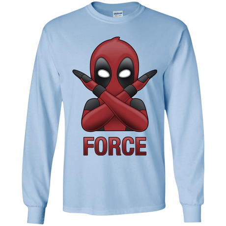 T-Shirts Light Blue / YS Emoji DP Youth Long Sleeve T-Shirt