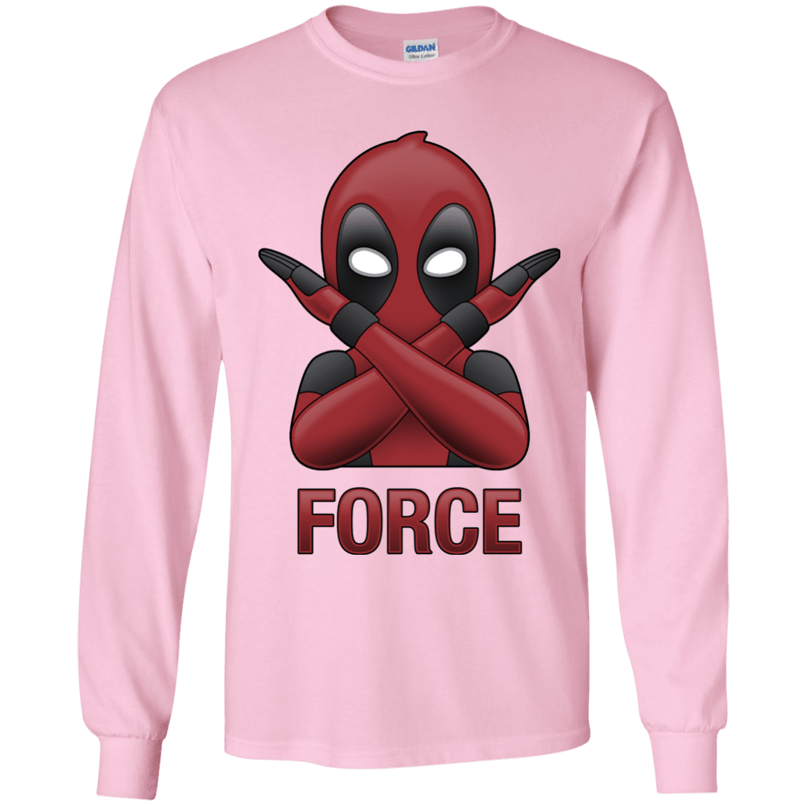 T-Shirts Light Pink / YS Emoji DP Youth Long Sleeve T-Shirt