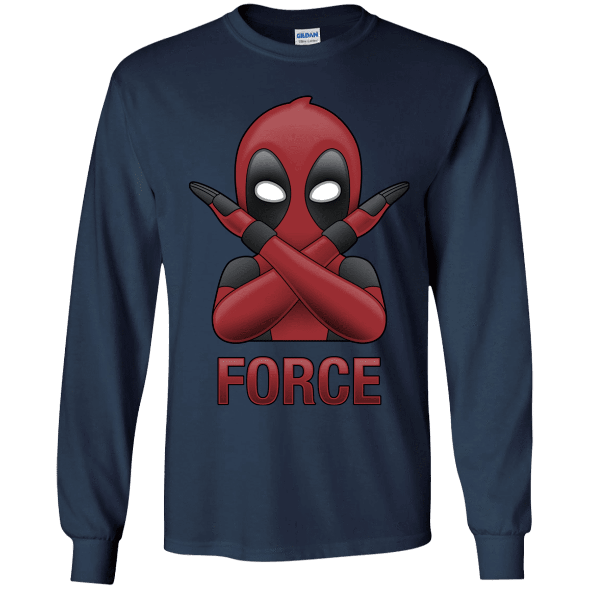 T-Shirts Navy / YS Emoji DP Youth Long Sleeve T-Shirt