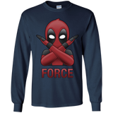 T-Shirts Navy / YS Emoji DP Youth Long Sleeve T-Shirt