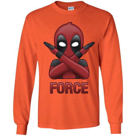 T-Shirts Orange / YS Emoji DP Youth Long Sleeve T-Shirt