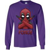 T-Shirts Purple / YS Emoji DP Youth Long Sleeve T-Shirt