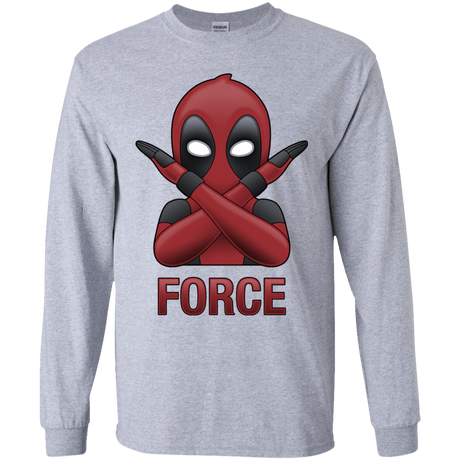 T-Shirts Sport Grey / YS Emoji DP Youth Long Sleeve T-Shirt