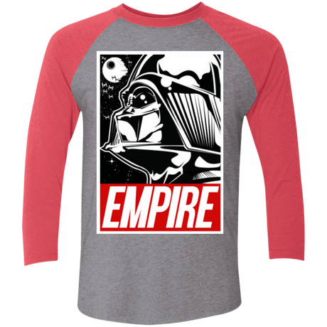 T-Shirts Premium Heather/ Vintage Red / X-Small EMPIRE Triblend 3/4 Sleeve