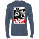 T-Shirts Indigo / X-Small EMPIRE Triblend Long Sleeve Hoodie Tee