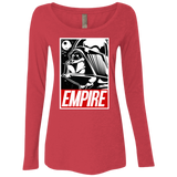 T-Shirts Vintage Red / Small EMPIRE Women's Triblend Long Sleeve Shirt