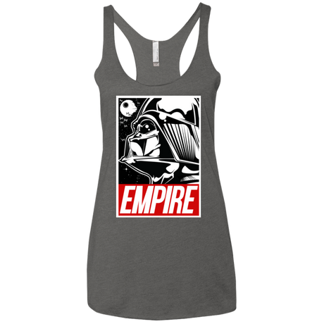 T-Shirts Premium Heather / X-Small EMPIRE Women's Triblend Racerback Tank
