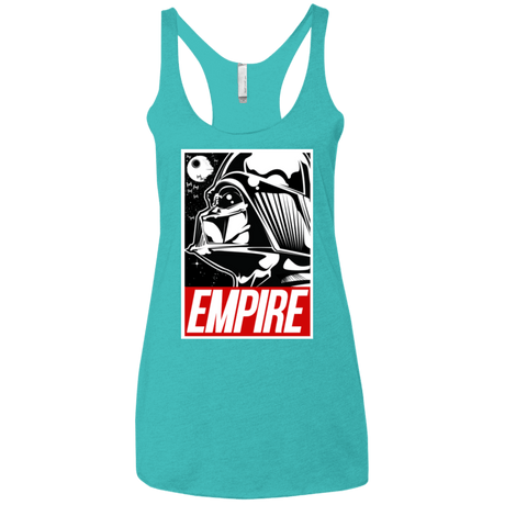 T-Shirts Tahiti Blue / X-Small EMPIRE Women's Triblend Racerback Tank
