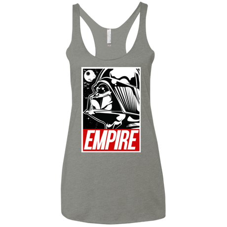 T-Shirts Venetian Grey / X-Small EMPIRE Women's Triblend Racerback Tank