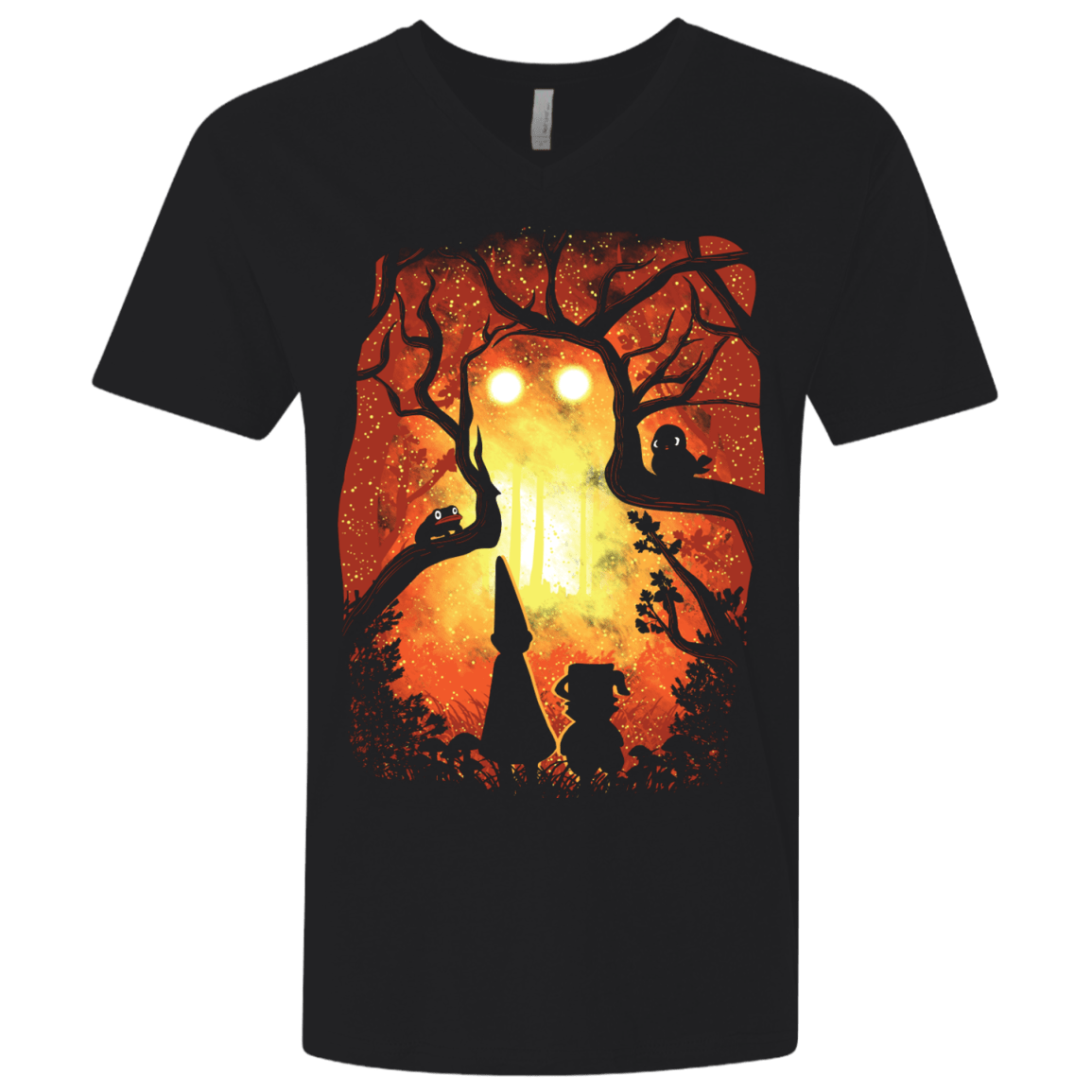 T-Shirts Black / X-Small Enchanted Forest Men's Premium V-Neck