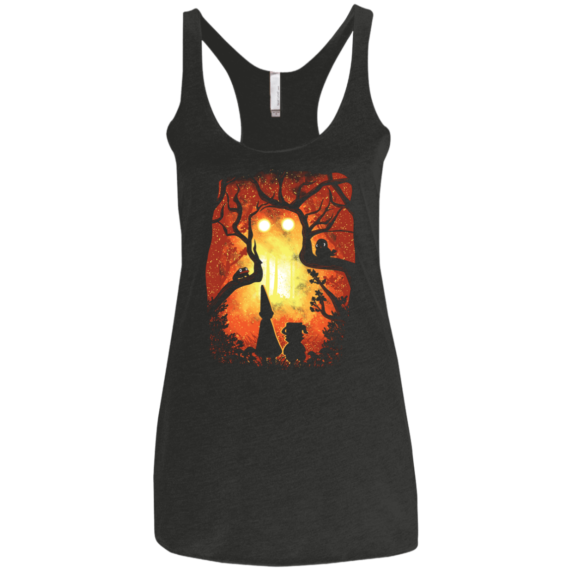 Enchanted Forest Women's Triblend Racerback Tank