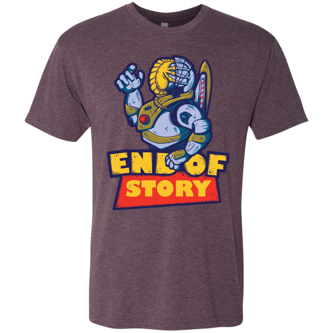 T-Shirts Vintage Purple / Small END OF STORY Men's Triblend T-Shirt