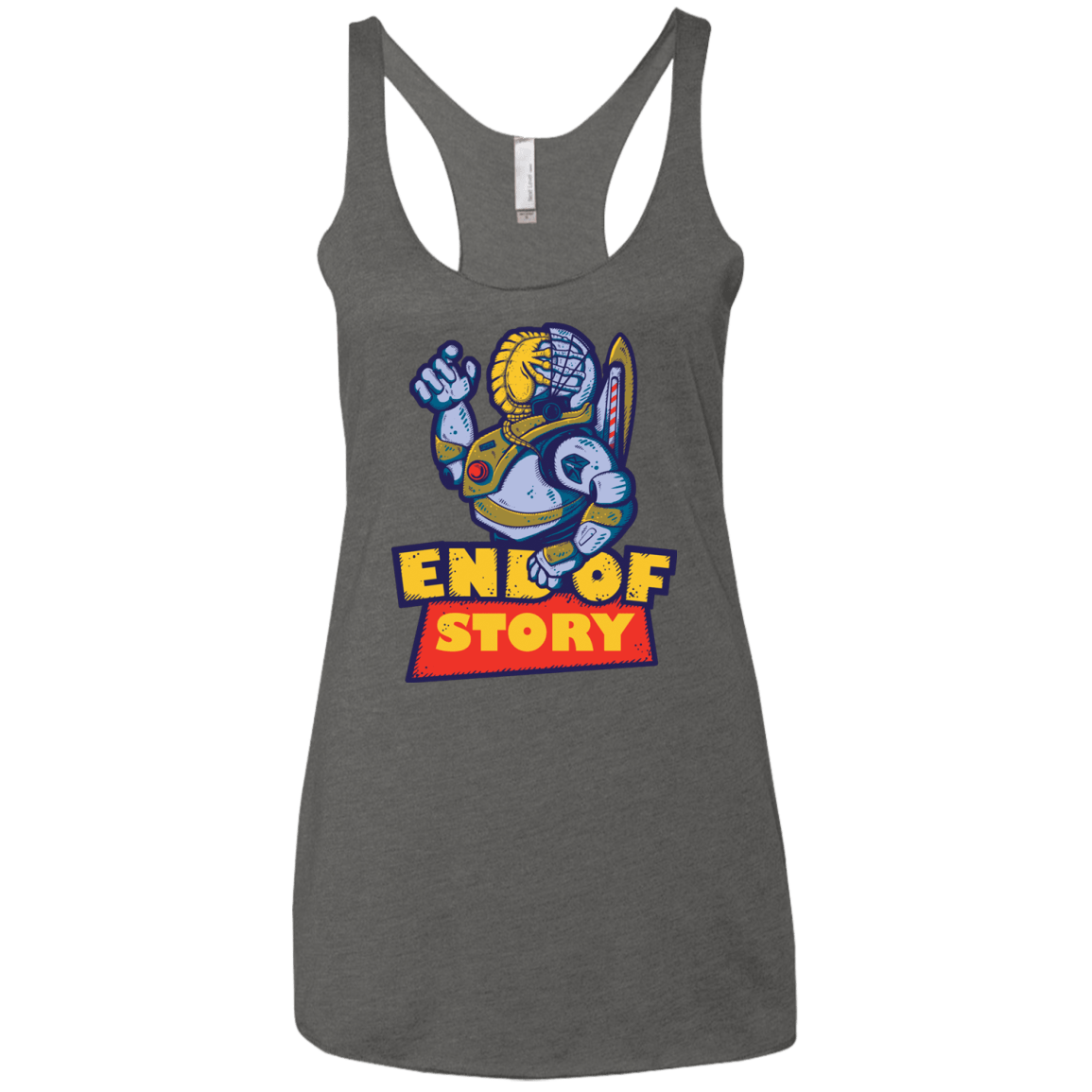 T-Shirts Premium Heather / X-Small END OF STORY Women's Triblend Racerback Tank