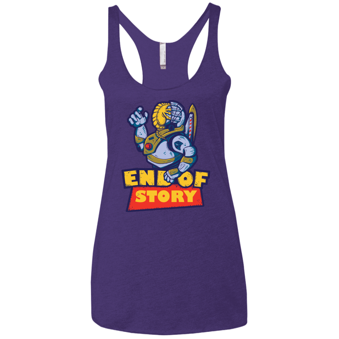 T-Shirts Purple / X-Small END OF STORY Women's Triblend Racerback Tank