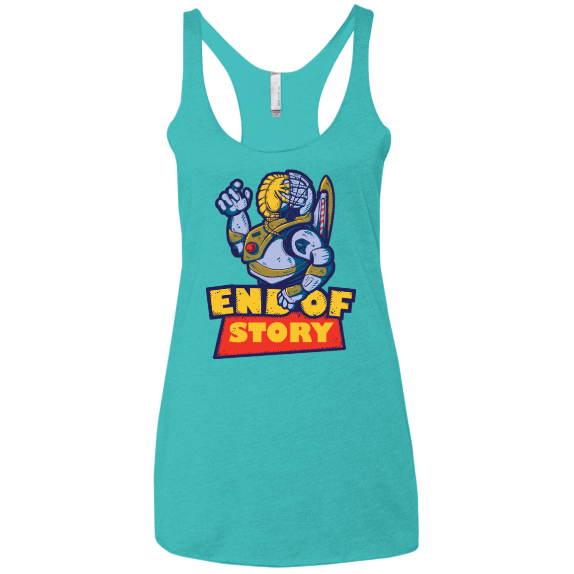 T-Shirts Tahiti Blue / X-Small END OF STORY Women's Triblend Racerback Tank